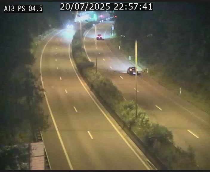 Traffic live webcam Luxembourg Differdange - A13 direction Esch-sur-Alzette - BK 4.5