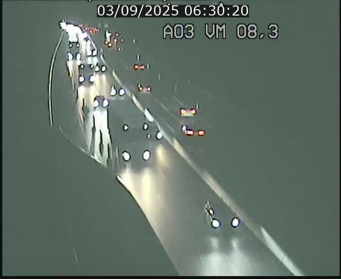 Traffic live webcam Luxembourg Bettembourg - A3 - BK 8.3 - direction France