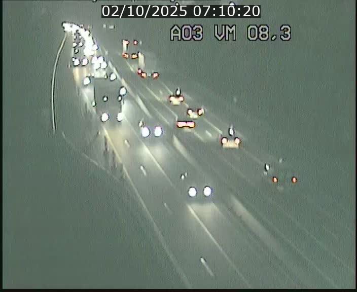 Traffic live webcam Luxembourg Bettembourg - A3 - BK 8.3 - direction France