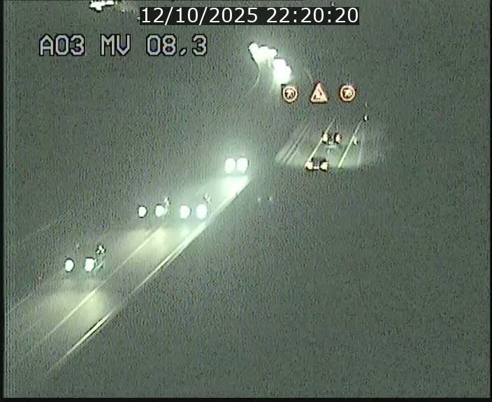 Webcam Autoroute après la Croix de Bettembourg en direction de Luxembourg sur l'A3