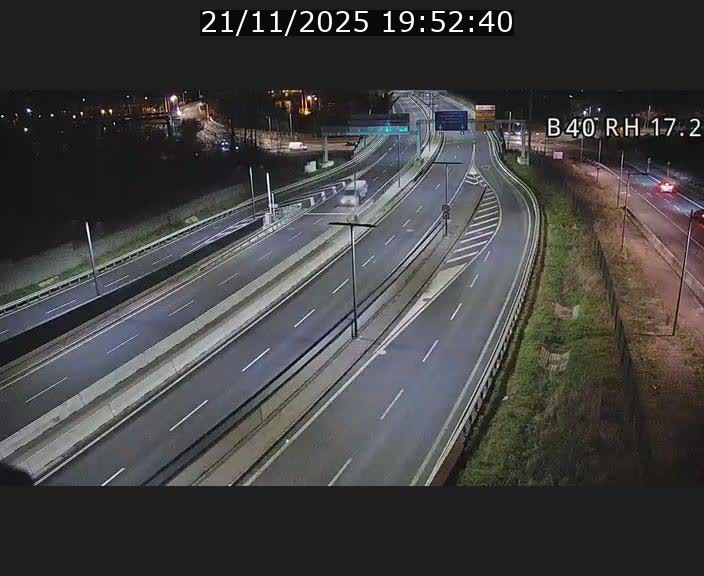 Webcam sur le contournement d'Esch Belval à hauteur de la sortie Université de Luxembourg. Vue orientée vers Luxembourg