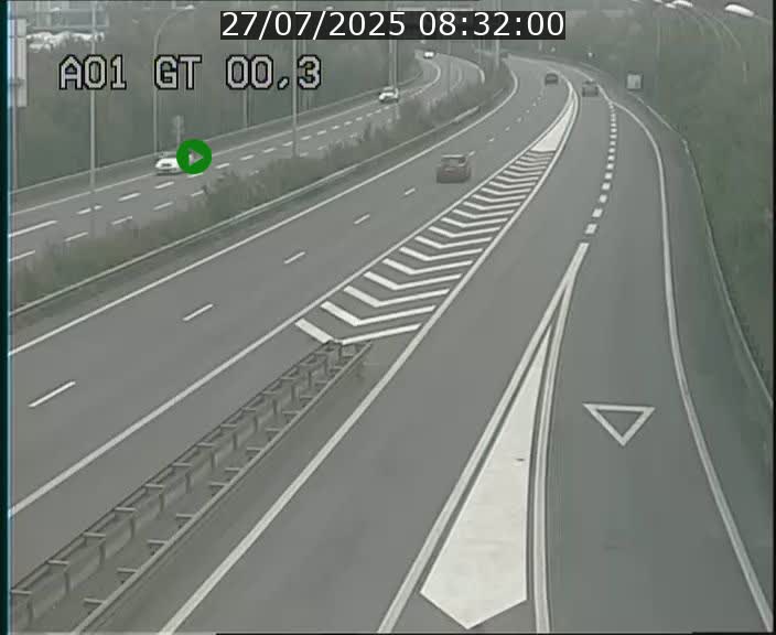 Traffic live webcam Luxembourg Croix de Gasperich - A1 direction Kirchberg - BK 0.3