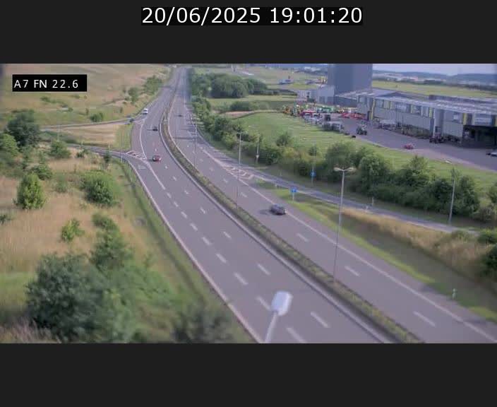 Caméra trafic Luxembourg - A7, Colmar-berg direction Mersch