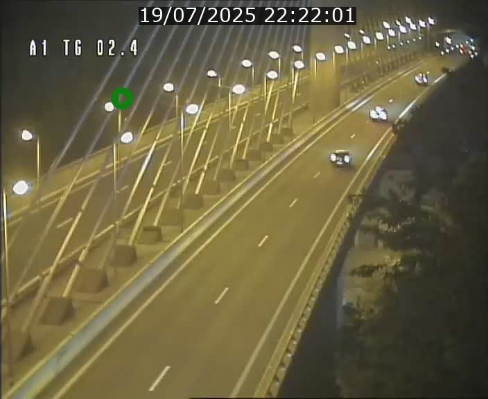 Traffic live webcam Luxembourg Sandweiler - A1 direction Luxembourg-ville - BK 2.4