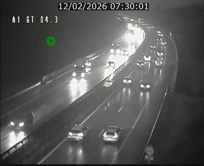 Traffic live webcam Luxembourg Itzig - A1 direction Sandweiler - BK 4.3