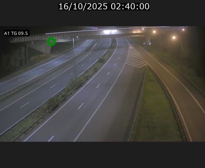 Traffic live webcam Luxembourg Jonction Grünewald - A1 direction Luxembourg-ville - BK 9.5