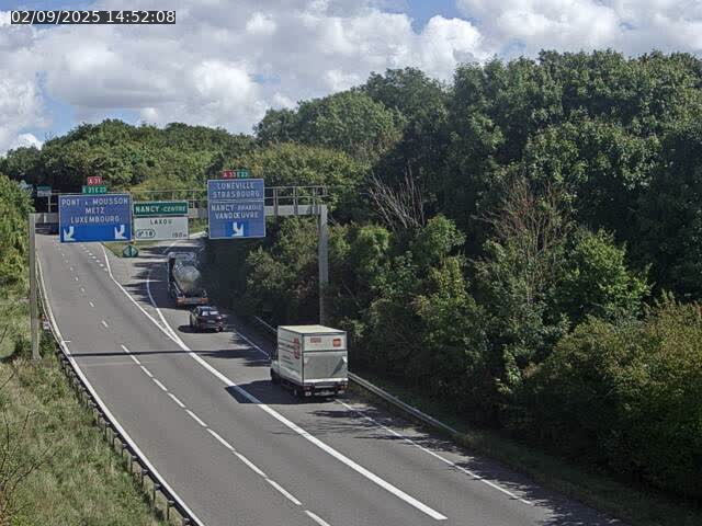 Caméra autoroute France - Biffurcation A31/A33, Laxou direction Nancy