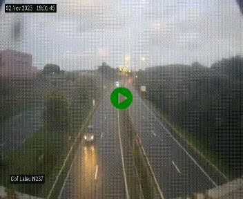 Webcam située à la Rochelle, à la fin de la N237 avant l'accès au péage du Pont de l'Île-de-Ré