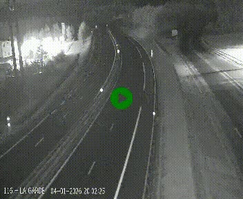 Caméra autoroute A75 à hauteur du col du rocher blanc en direction de Montpellier