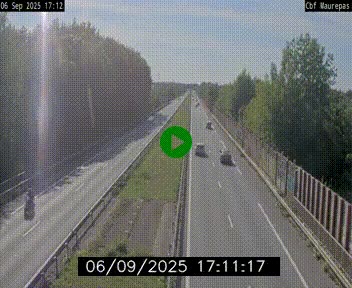 Webcam sur le périphérique de Rennes (N136) à hauteur de Maurepas, au nord de la ville