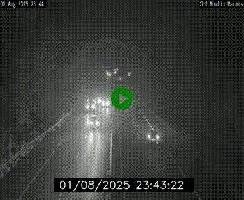 Webcam sur le périphérique de Nantes (N844) entre la Porte de Saint-Luce et la Porte d'Anjou, à l'est de la ville