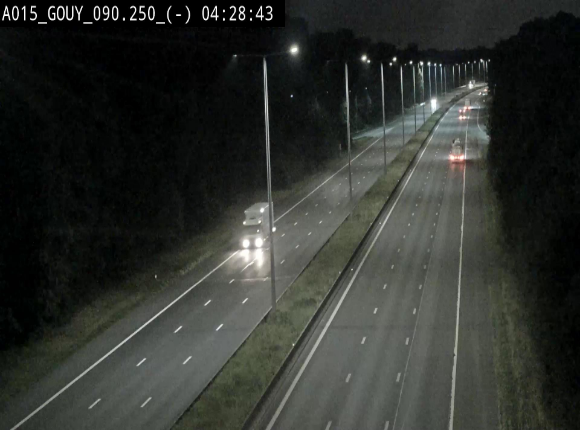 Webcam autoroute Belgique - Gouy-lez-piéton - E42 - BK 90.3