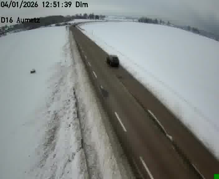 Webcam sur la D16 à Aumetz. Vue orientée vers A30