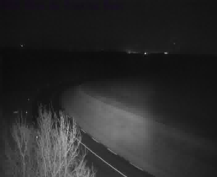 Webcam sur la D603 située en haut de la Côte de Zimming. Vue orientée vers Saint-Avold.