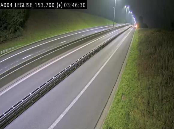Webcam autoroute E411 à hauteur de Léglise, en direction de Luxembourg