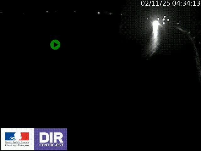 Webcam sur le quai Parjot à Vienne, aux Portes de Lyon, sur la Nationale 7, à la jonction avec le boulevard du Rhône-nord (D1407), caméra orientée vers Lyon