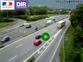 Webcam sur la Nationale 201 à hauteur de la sortie Chambéry-Nord, avant à la jonction entre l'A41 et l'A43, en direction de Lyon
