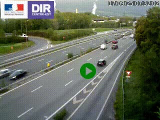 Webcam sur la Nationale 201 à hauteur de la sortie Chambéry-Nord, avant à la jonction entre l'A41 et l'A43, en direction de Lyon