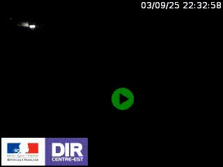 Webcam au niveau du col de Bois Clair à hauteur de Cluny sur la N79. Vue orientée vers Mâcon