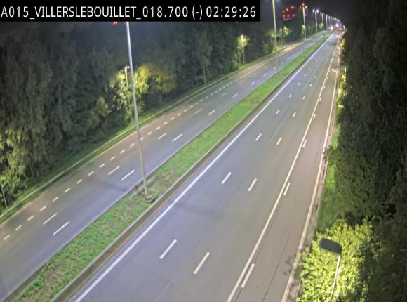 Webcam autoroute Belgique - Villers-le-Bouillet - E42 direction Liège - BK 18.7