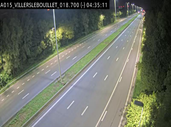 Webcam autoroute Belgique - Villers-le-Bouillet - E42 direction Liège - BK 18.7