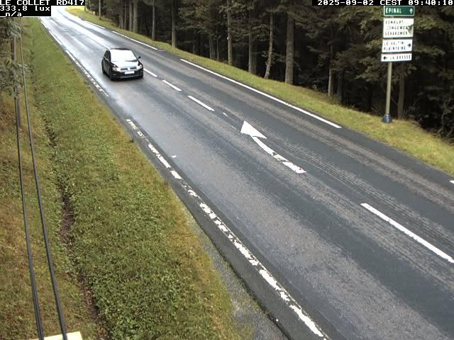 Caméra du Collet sur la route de Colmar (D417)