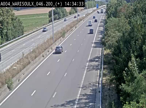 Webcam autoroute Belgique - Warissoulx - E411 - BK 46.2