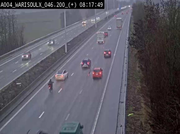 Webcam autoroute Belgique - Warissoulx - E411 - BK 46.2