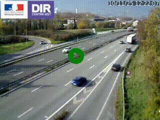Caméra routière à hauteur de la sortie 15 Chambéry-centre au PK 4,103 en direction d'Albertville