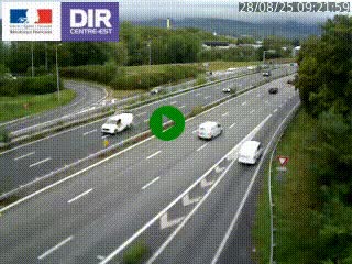 Caméra routière à hauteur de la sortie 15 Chambéry-centre au PK 4,103 en direction d'Albertville
