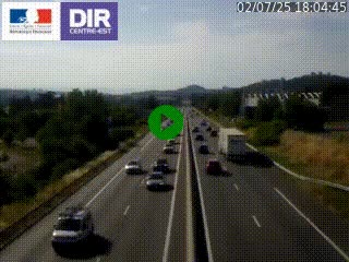 Caméra autoroute à Saint-Etienne (Les Littes) à hauteur du Ikea Saint-Etienne sur l'A72 en direction de Roanne