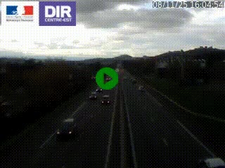 Caméra autoroute à Saint-Etienne (Les Littes) à hauteur du Ikea Saint-Etienne sur l'A72 en direction de Roanne