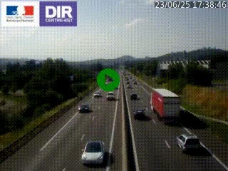 Caméra autoroute à Saint-Etienne (Les Littes) à hauteur du Ikea Saint-Etienne sur l'A72 en direction de Roanne