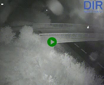 Webcam sur A84 à hauteur de Pont-Farcy, au niveau du pont autoroutier sur la Vire, au sud de Saint-Lô