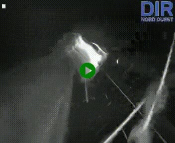 Webcam sur A84 à hauteur de l'échangeur de Poilley avec la N175, au sud d'Avranches