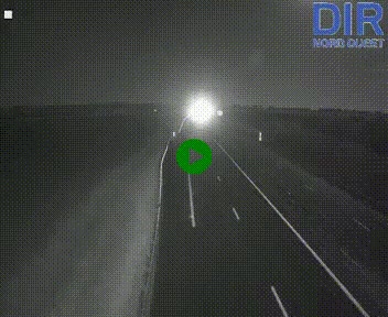 Webcam sur A84 à hauteur de l'échangeur de Poilley avec la N175, au sud d'Avranches