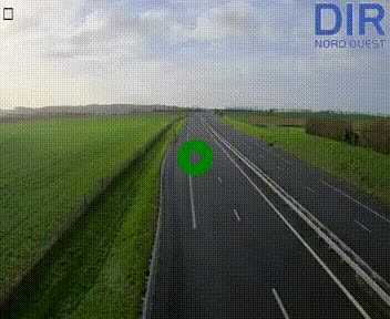 Webcam sur A84 à hauteur de l'échangeur de Poilley avec la N175, au sud d'Avranches