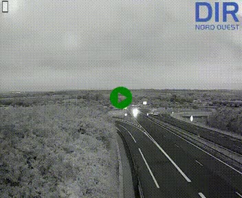 Webcam au début de l'A84 sur le périphérique Ouest de Caen (N814) à hauteur de la sortie 9, Porte de Bretagne