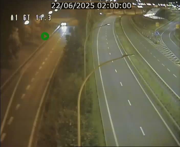 Traffic live webcam Luxembourg Senningerberg - A1 direction Allemagne - BK 11.3