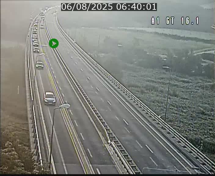 Traffic live webcam Luxembourg Niederanven - A1 direction Allemagne - BK 16.1