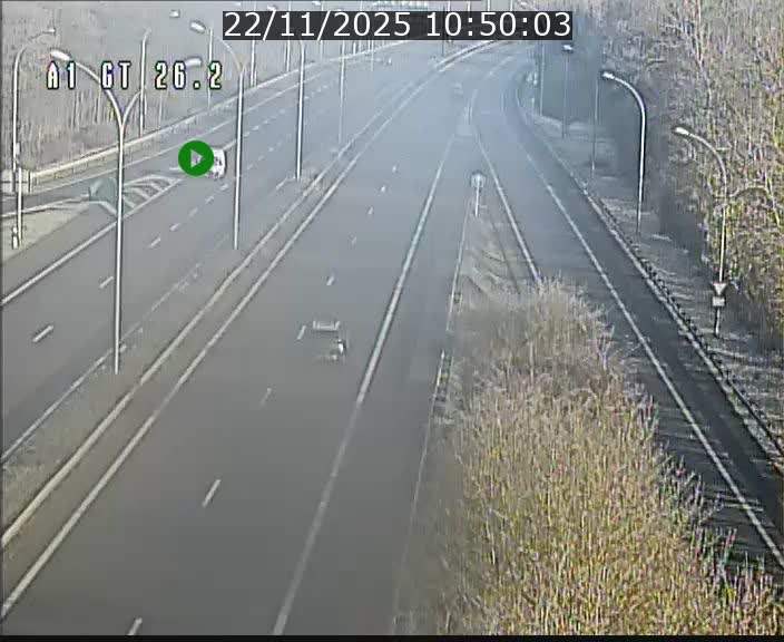 Traffic live webcam Luxembourg Grevenmacher - A1 direction Allemagne - BK 26.2