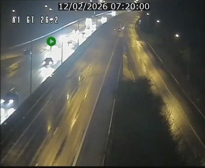 Traffic live webcam Luxembourg Grevenmacher - A1 direction Allemagne - BK 26.2
