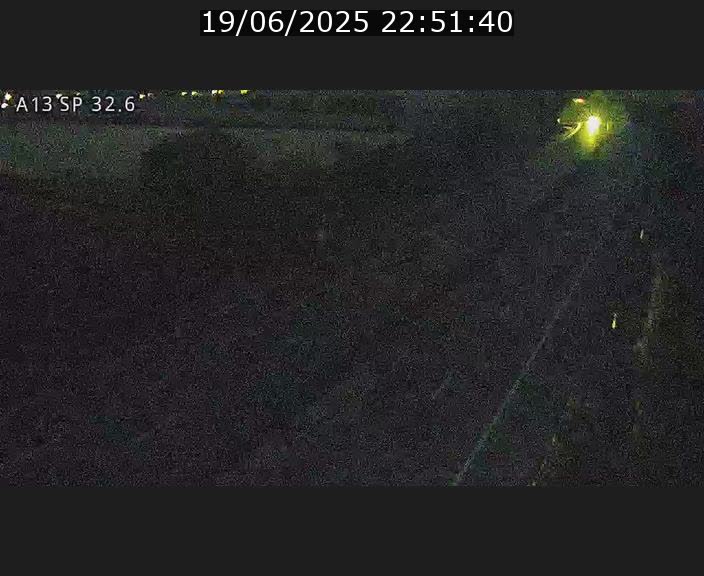 Webcam info trafic A13 à hauteur de Mondorf-les-bains. Vue orientée vers Altwies