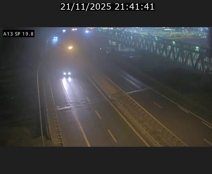 Traffic live webcam Luxembourg Croix de Bettembourg - A13 direction Esch-sur-Alzette - BK 19.8