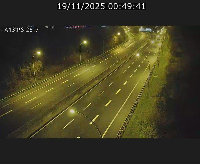 Traffic live webcam Luxembourg Frisange - A13 direction Allemagne - BK 26