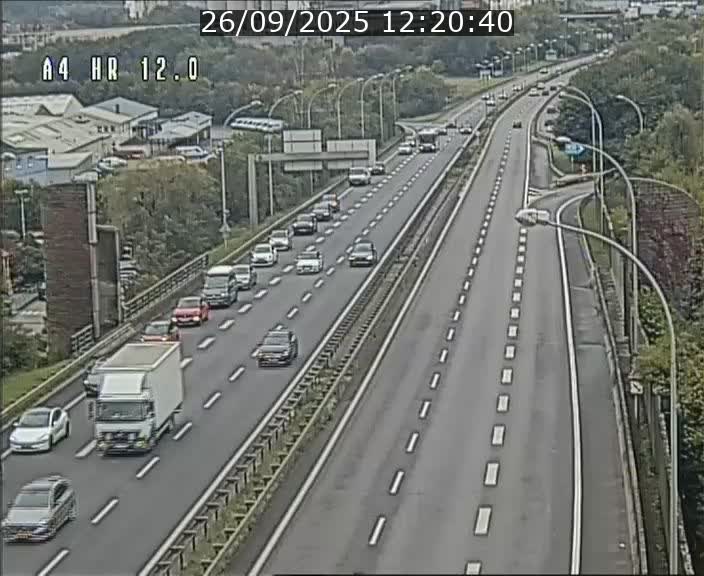 Traffic live webcam Luxembourg Jonction Foetz - A4 - BK 12.0 - direction Esch sur Alzette