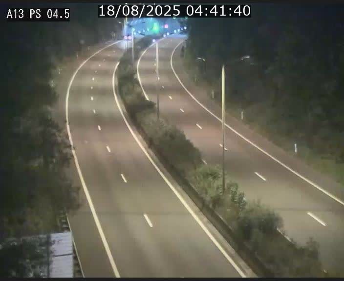 Traffic live webcam Luxembourg Differdange - A13 direction Esch-sur-Alzette - BK 4.5