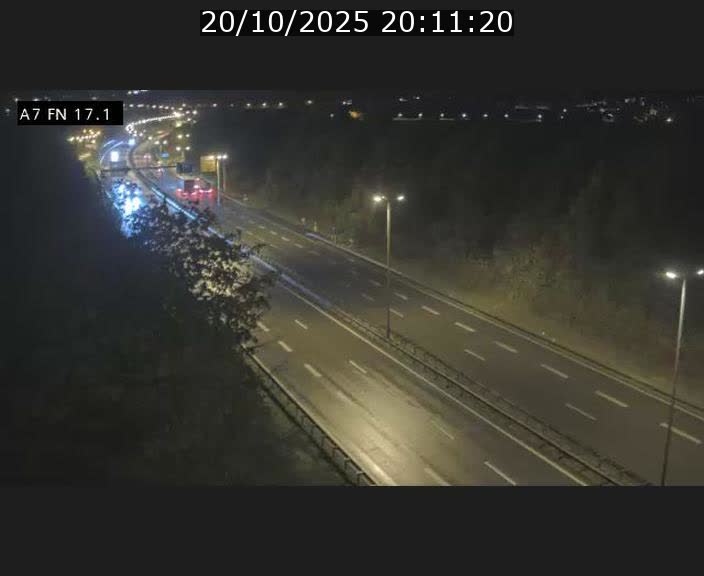 Caméra trafic Luxembourg - A7, Merscherbierg direction Mersch
