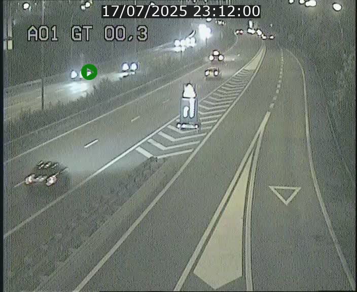 Traffic live webcam Luxembourg Croix de Gasperich - A1 direction Kirchberg - BK 0.3