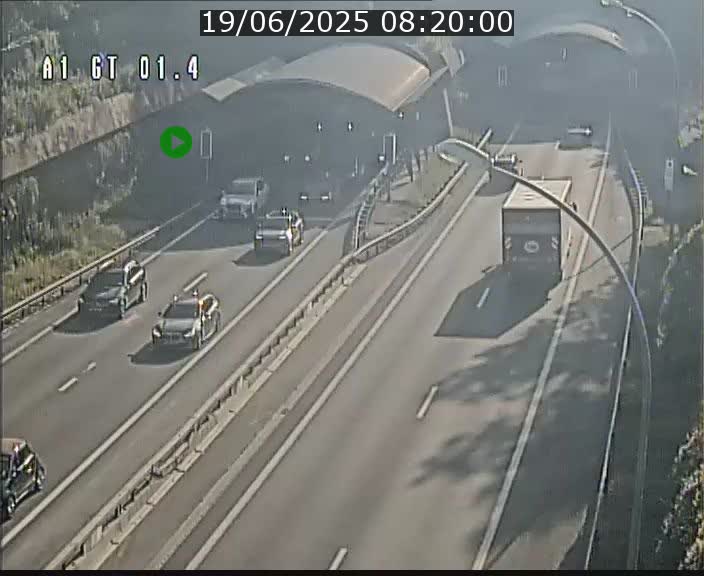 Traffic live webcam Luxembourg Hesperange - A1 direction Kirchberg - BK 1.4